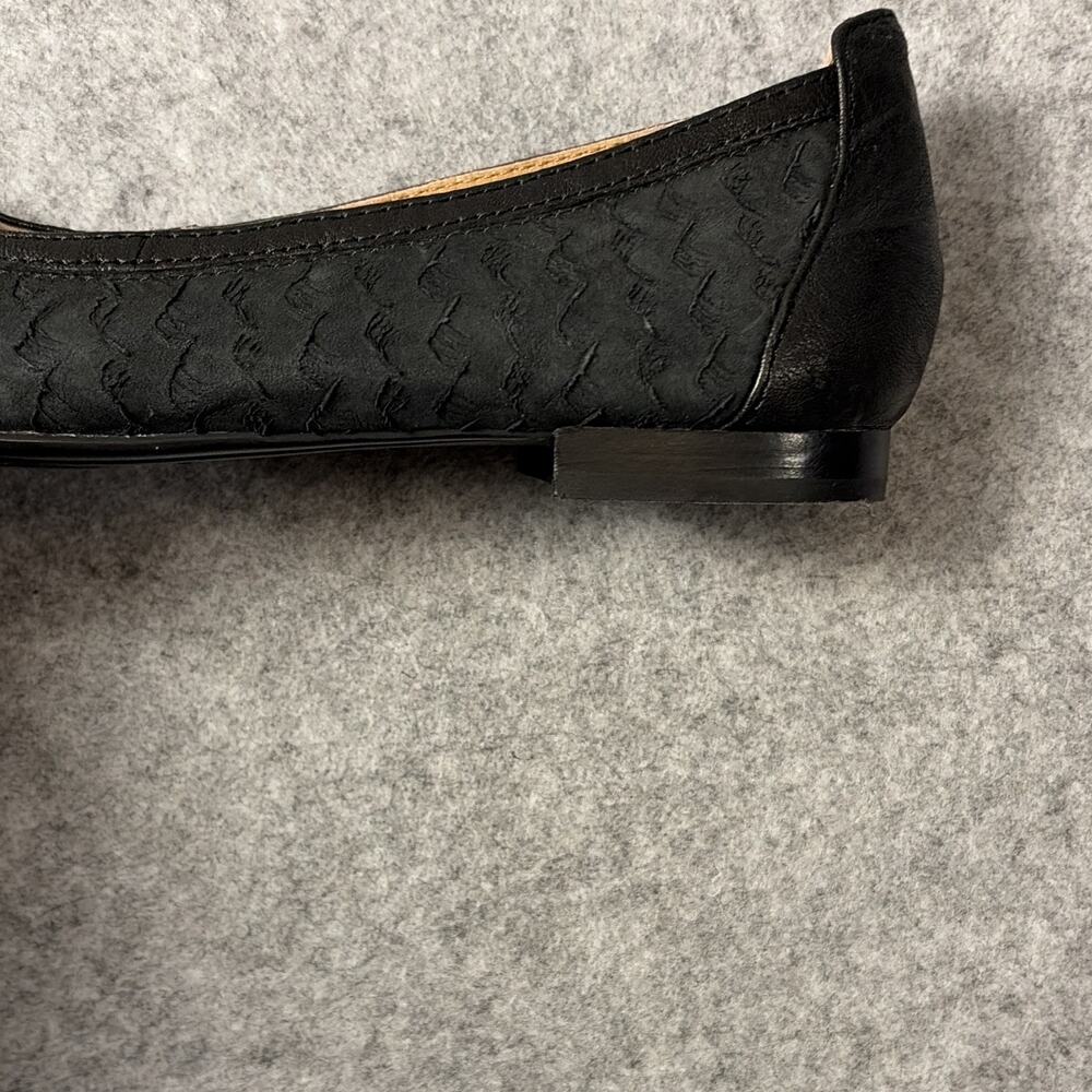 Sofft Women's Black Textured Leather Slip-On Ballet Flats Round Toe Size 7M - Picture 7 of 8
